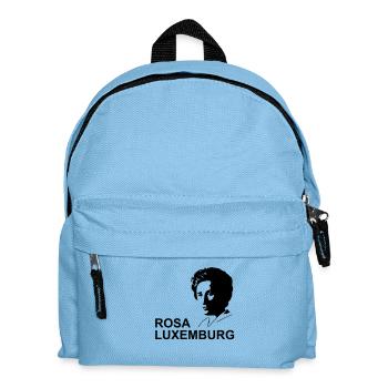 Rosa Luxemburg - Girly Shirt - Kinder Rucksack - Hellblau - Vorne