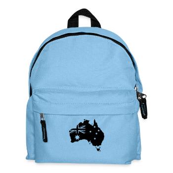 australia map design - Kinder Rucksack - Hellblau - Vorne