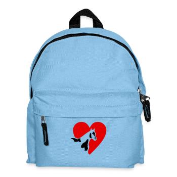 Paint Horse - Kids' Backpack - light blue - Front