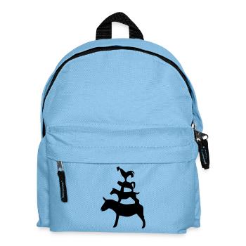 1425678_5709560_stadtmusikanten_orig_gra - Kinder Rucksack - Hellblau - Vorne