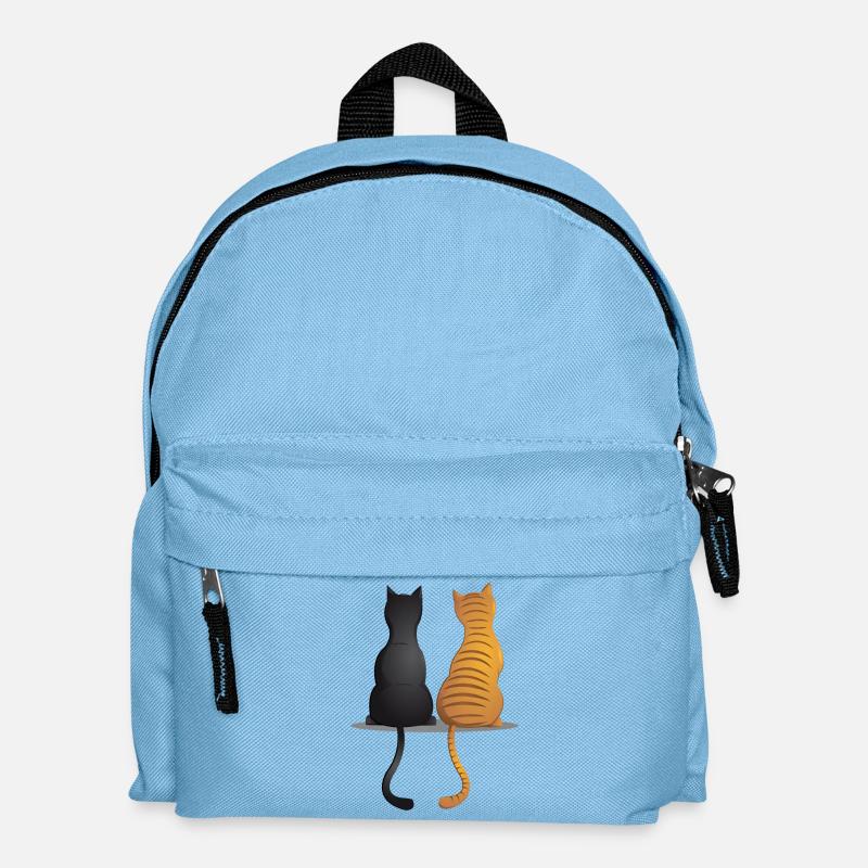 Katzenkumpels - Kinder Rucksack - Hellblau