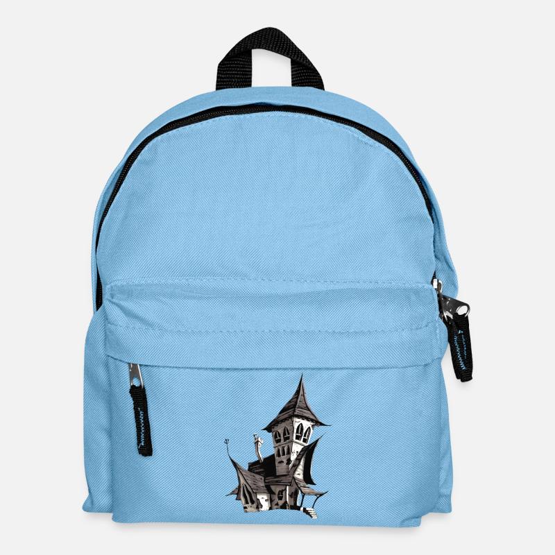Vampire castle - Kids' Backpack - light blue