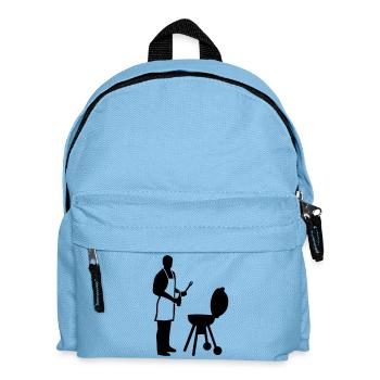 BBQ barbecue - Kids' Backpack - light blue - Front