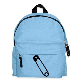 Safety pin - Kids' Backpack - light blue - Front