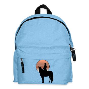 Cheval - Sac à dos Enfant - bleu clair - Devant