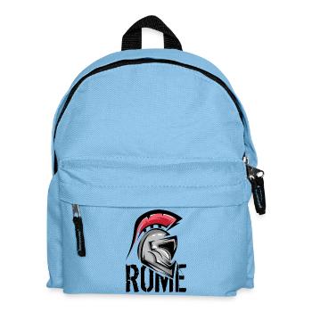 rome Rom Römer Symbol Illustration Helm Gladiator - Kinder Rucksack - Hellblau - Vorne