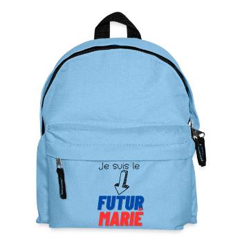 EVG futur marié. Enterrement vie célibataire - Sac à dos Enfant - bleu clair - Devant