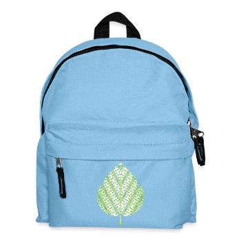 Leaf Heritage - Traditional Romanian folk art - Kids' Backpack - light blue - Front