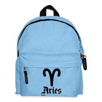 Sternzeichen Logo Widder - Kinder Rucksack - Hellblau - Vorne