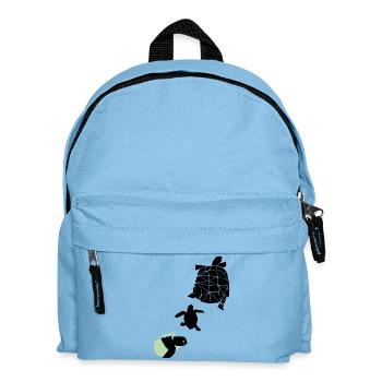 Turtle - Kids' Backpack - light blue - Front