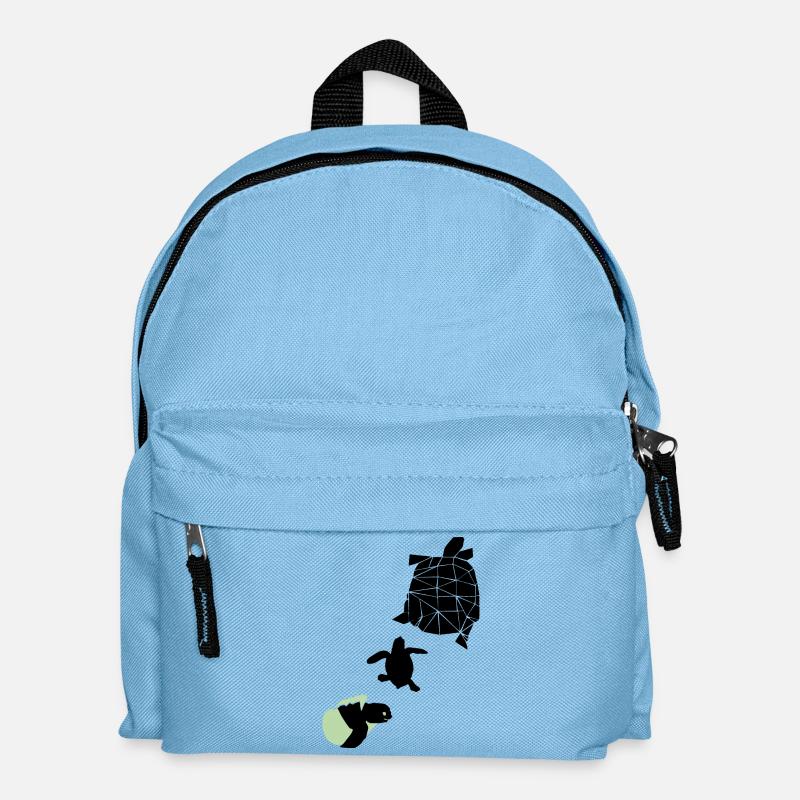 Schildkröte - Kinder Rucksack - Hellblau