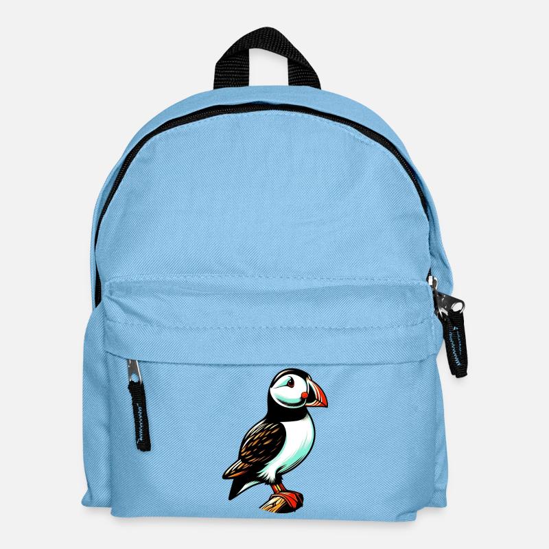Papageitaucher - Kinder Rucksack - Hellblau
