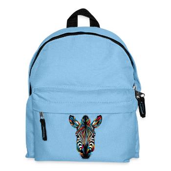 Zebra - Kids' Backpack - light blue - Front