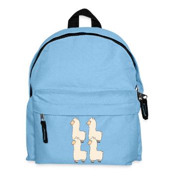 Lama Lot de quatre - Sac à dos Enfant - bleu clair - Devant