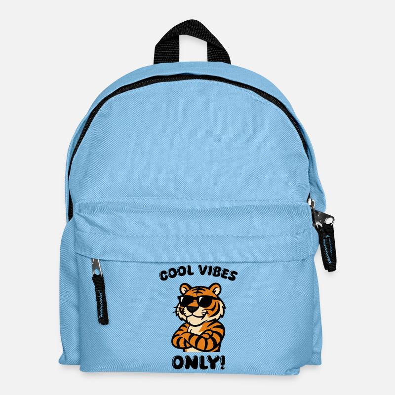 tiger sonnenbrille - Kinder Rucksack - Hellblau