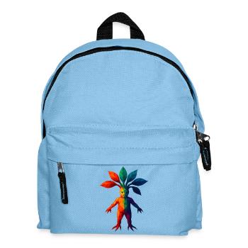 WPAP Stil - Alraune - Kinder Rucksack - Hellblau - Vorne