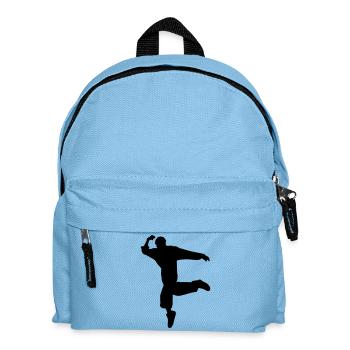 B-Boy Silhouette – Breakdance Move - Kids' Backpack - light blue - Front