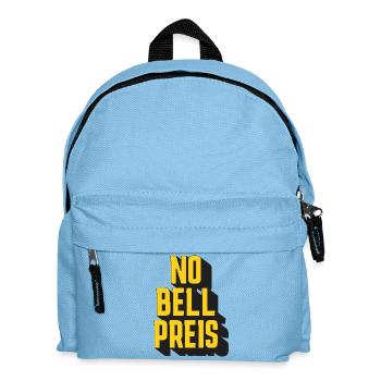 No Bell Preis - Kinder Rucksack - Hellblau - Vorne