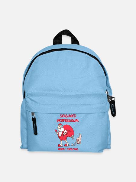 Seasoned Professional Christmas Design - Kids' Backpack - light blue