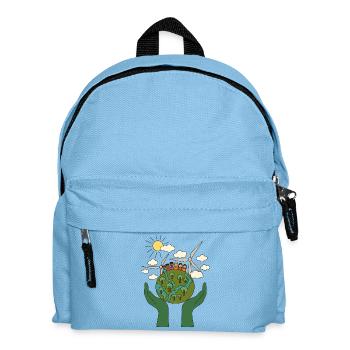 Green Energy in the Community - Kids' Backpack - light blue - Front