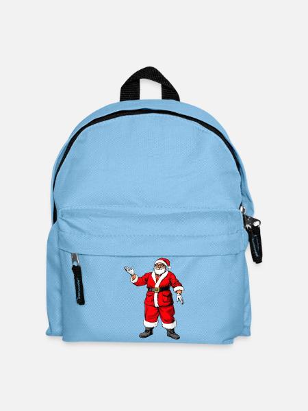 Santa Claus Christmas / Santa Claus - Kids' Backpack - light blue