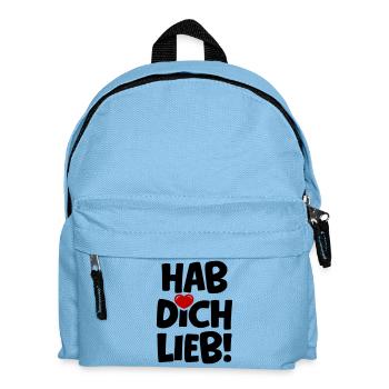 Love you - love in love - Kids' Backpack - light blue - Front