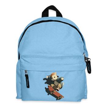 Streetwear Chat Skateboard - Sac à dos Enfant - bleu clair - Devant