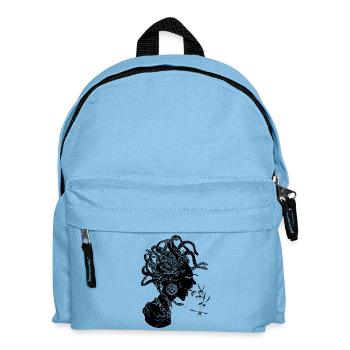 Black Medusa - Kids' Backpack - light blue - Front