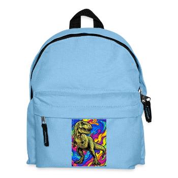 dinosaur - Kids' Backpack - light blue - Front