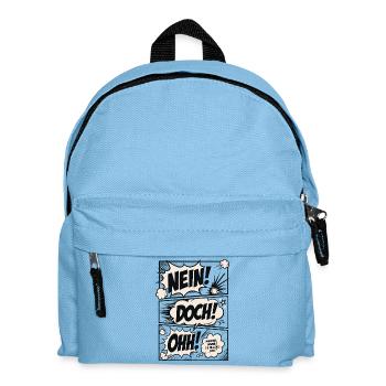 No but oh cult saying design - Kids' Backpack - light blue - Front