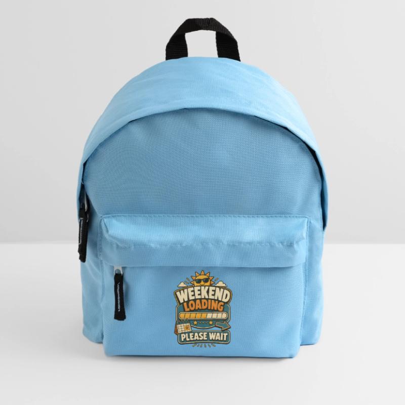 Weekend Loading Please Wait Kids' Backpack