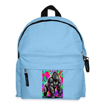 gorilla - Kids' Backpack - light blue - Front