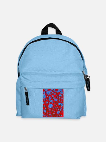 Fleurs de chicorée - Sac à dos Enfant - bleu clair