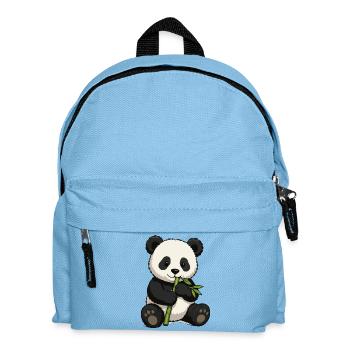 Cuddly Panda with Bamboo - Kids' Backpack - light blue - Front