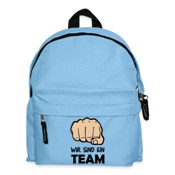 faust_team_002 - Kinder Rucksack - Hellblau - Vorne