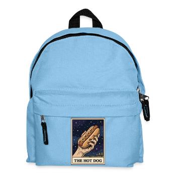 Die Hot-Dog-Tarotkarte zum 4. Juli: Lustiger Hot D - Kinder Rucksack - Hellblau - Vorne