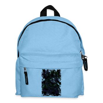Neon Fog Swirl Pattern - Kids' Backpack - light blue - Front