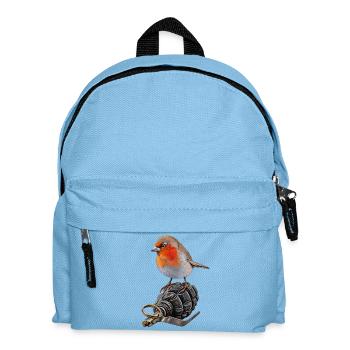 Robin of Peace - Kids' Backpack - light blue - Front