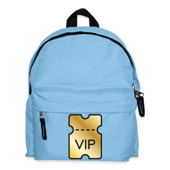 VIP-Gold-Ticket - Kinder Rucksack - Hellblau - Vorne