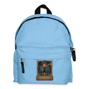 Ameise MALÚ Trompete Jazz Band Brass Musik Pop Art - Kinder Rucksack - Hellblau - Vorne