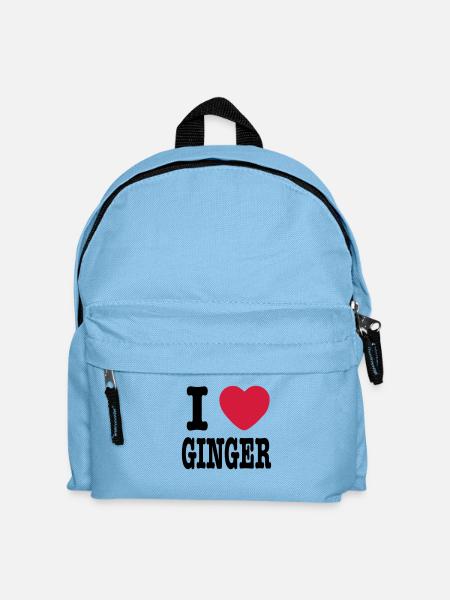 I Love Ginger - Kids' Backpack - light blue