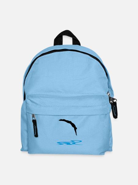 Schwimmer, Schwimmen - Kinder Rucksack - Hellblau