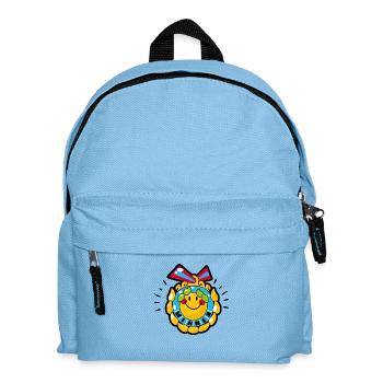 Smiley Winning Medal - Kinder Rucksack - Hellblau - Vorne