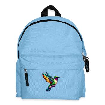 Kolibri - Kinder Rucksack - Hellblau - Vorne