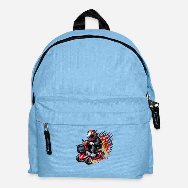 Race mobility scooter - Kids' Backpack - light blue