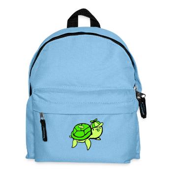 Tortue d’eau Enfant Adolescent Casquette Bubble Gum Bubble - Sac à dos Enfant - bleu clair - Devant