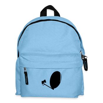 Satellitenschüssel - Kinder Rucksack - Hellblau - Vorne