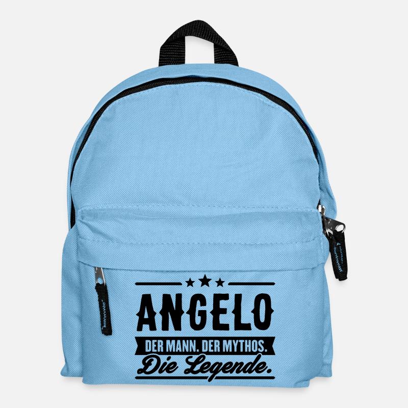 Mann Mythos Legende Angelo - Kinder Rucksack - Hellblau