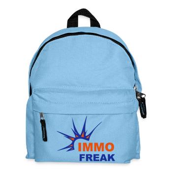 IMMO FREAK - Kinder Rucksack - Hellblau - Vorne