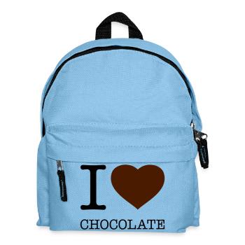 J’AIME LE CHOCOLAT Schokolade - Sac à dos Enfant - bleu clair - Devant